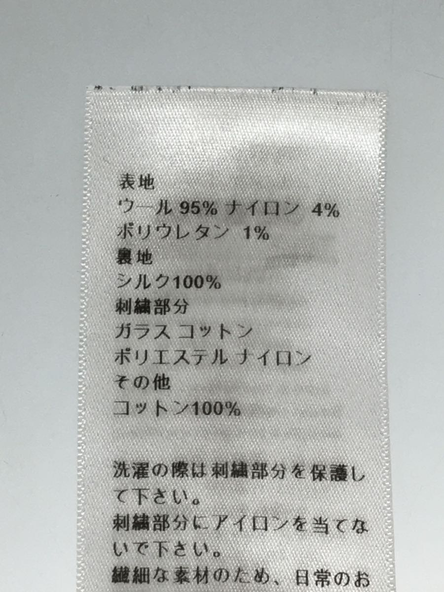 Christian Dior ブラックフリルドレス ロゴ地模様シルク100% ☆通販