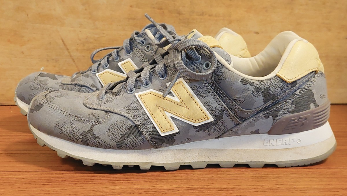 new balanceニューバランス574 25 5cm グレー カモフラ 迷彩柄 new balanceニューバランス574 25 5cm グレー カモフラ 迷彩柄
