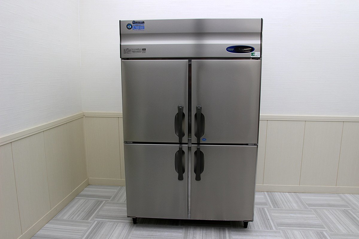 超美品！17年製 ホシザキ星崎 4ドア 冷凍冷蔵庫 1凍3蔵 三相200V HRF-120Z3 厨房店舗業務用 1200×800