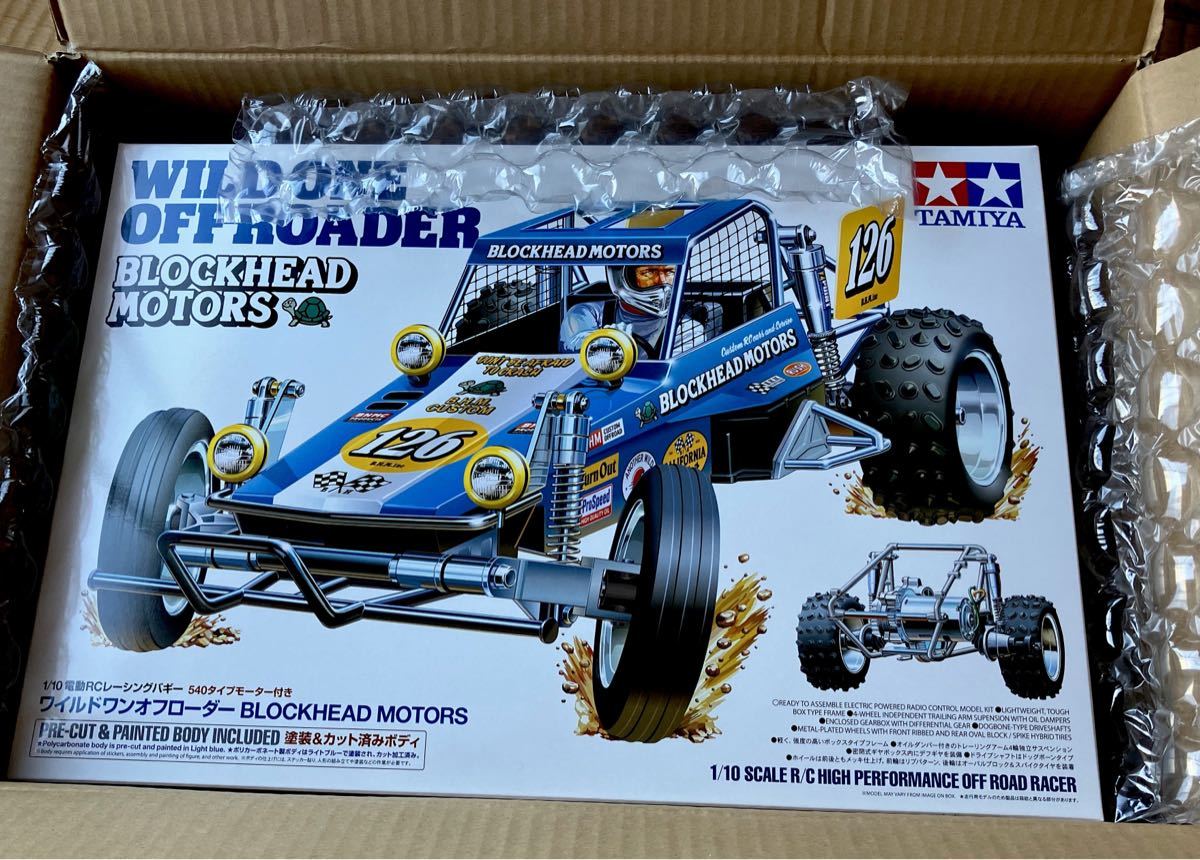 人気再入荷 ヤフオク! タミヤワイルドワン オフローダーBLOCKHEADMOTOR
