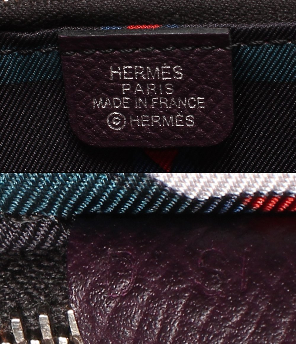 エルメス ラウンドファスナー長財布 D刻印 アザップシルクイン ロング