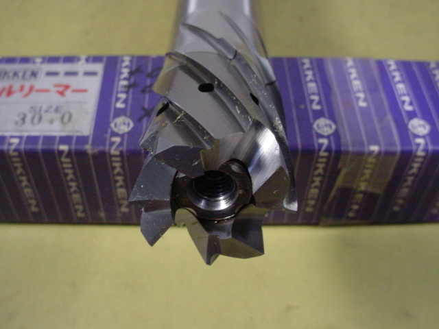 FMS-30.0Φ 超硬ミルリーマ 日研 底付穴タイプ 中古品 ストレート FMS-30.0Φ 超硬ミルリーマ 日研 底付穴タイプ 中古品 ストレート