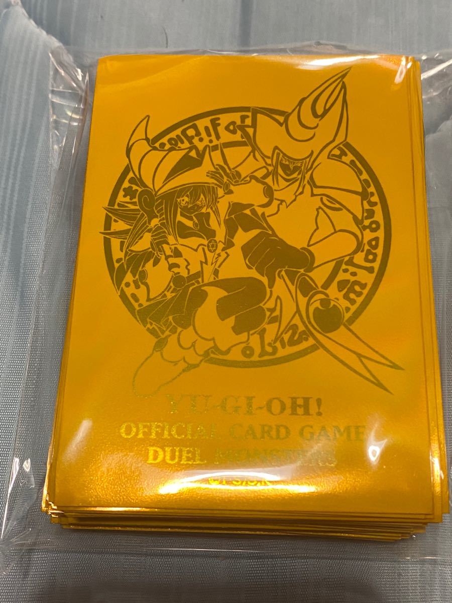 ブラックマジシャン&ブラックマジシャンガール 未使用 スリーブ ブラックマジシャン&ブラックマジシャンガール 未使用 スリーブ
