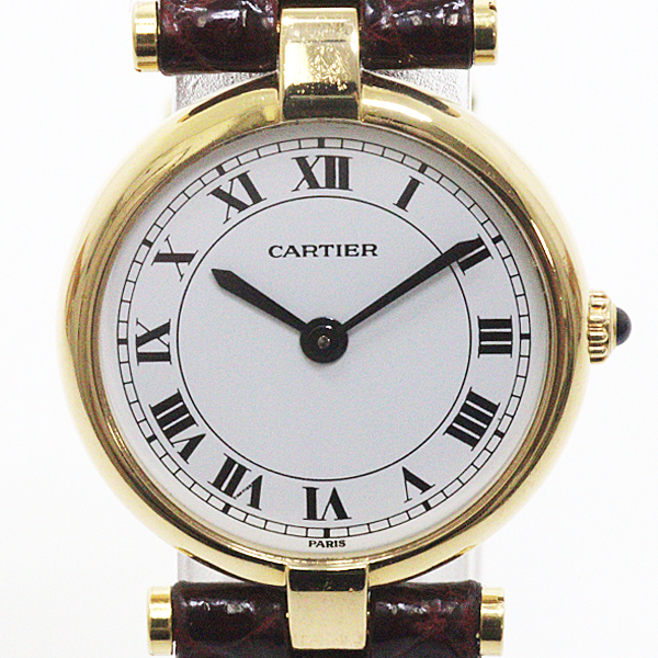 Cartier カルティエ レディース腕時計 マストヴァンドーム ホワイト