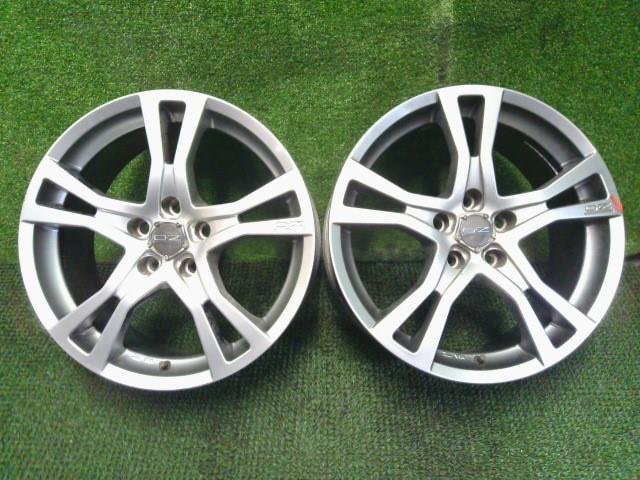 OZ Racing アルミホイール 18インチ 4本セット 18×8J 5穴 PCD114.3 +45 ハブ径約65㎜ 【アウトランダー CW5Wより取外し】 OZレーシングの画像2