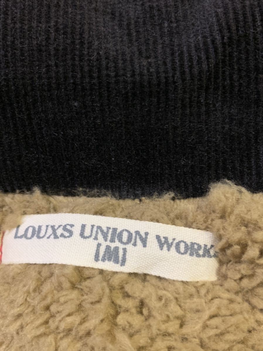 LOUXS UNION WORKS【ルークスユニオンワークス】ツイード・ヘンリーボーン柄・ハンティングベスト・バイカー・キャンパー・色グレー・M _画像5