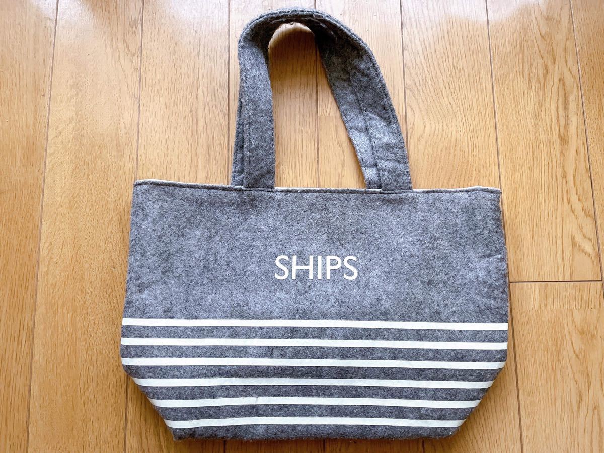 SHIPS シップス フェルト バッグ 