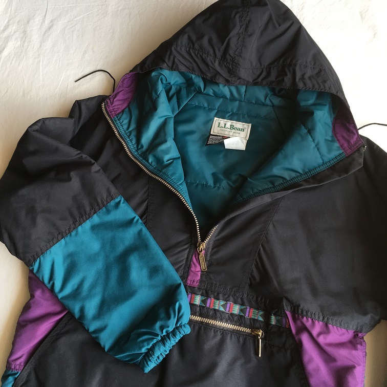 ヤフオク! - 美品 90s USA製 L.L.Bean ナイロン アノラ...