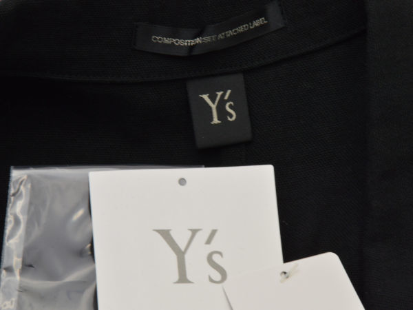 ワイズ Y's YOHJI YAMAMOTO ロングコート 1サイズ YN-J09-014 ブラック レディース j_p F-L7354_画像5