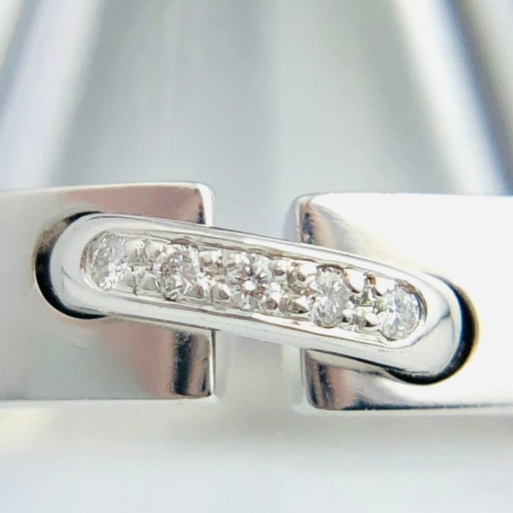 大きな割引 リング ショーメ CHAUMET 【77】 リアン (416) 3.8mm 幅