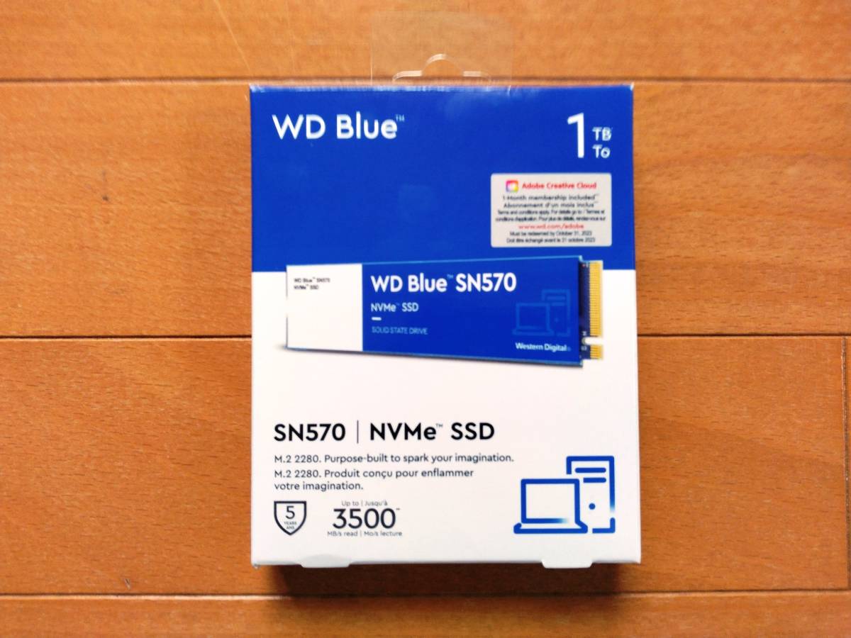 品】Western Digital ウエスタンデジタル 内蔵SSD 1TB WD Blue SN570