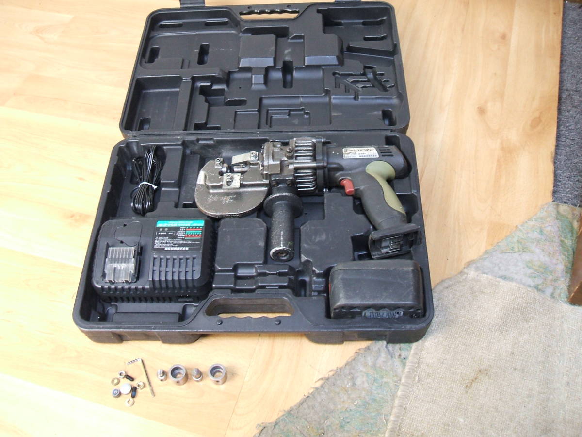 48 【動作良好】育良精機 18V コードレスパンチャー IS-MP15LE