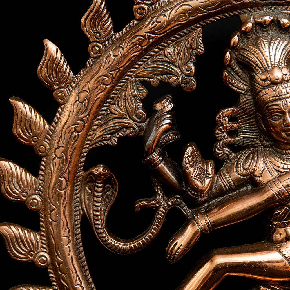 送料無料 シヴァ シヴァ像 神様像 ナタラジ ダンシング・シヴァ（41cm） ヒンドゥー教 ナタラージャ_画像5