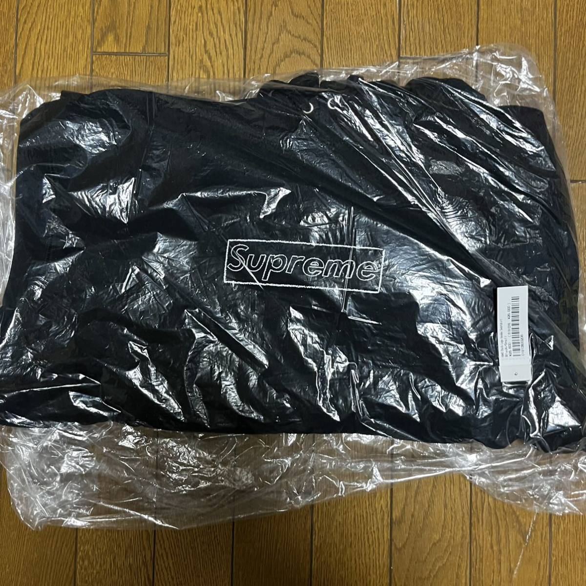 黒S supreme KAWS Chalk Logo Hooded Sweatshirt box pullover パーカー