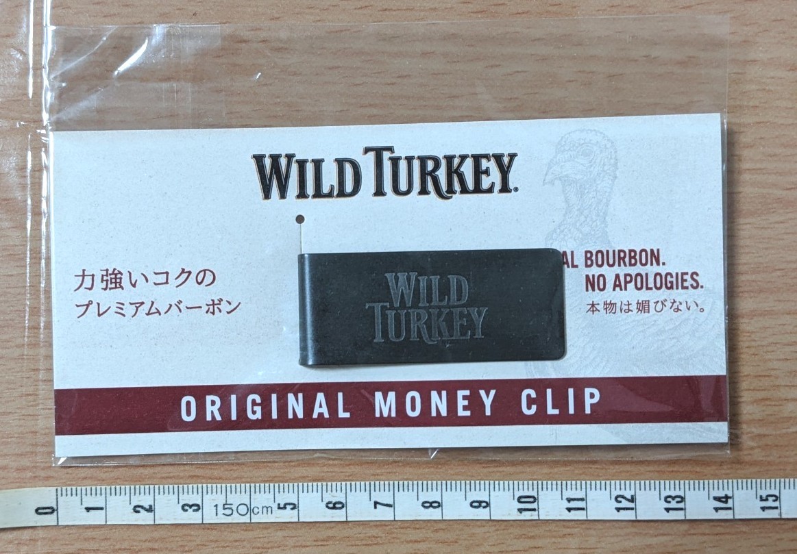 買得 TURKEY WILD ワイルドターキー オリジナルマネークリップ 非売品 小物