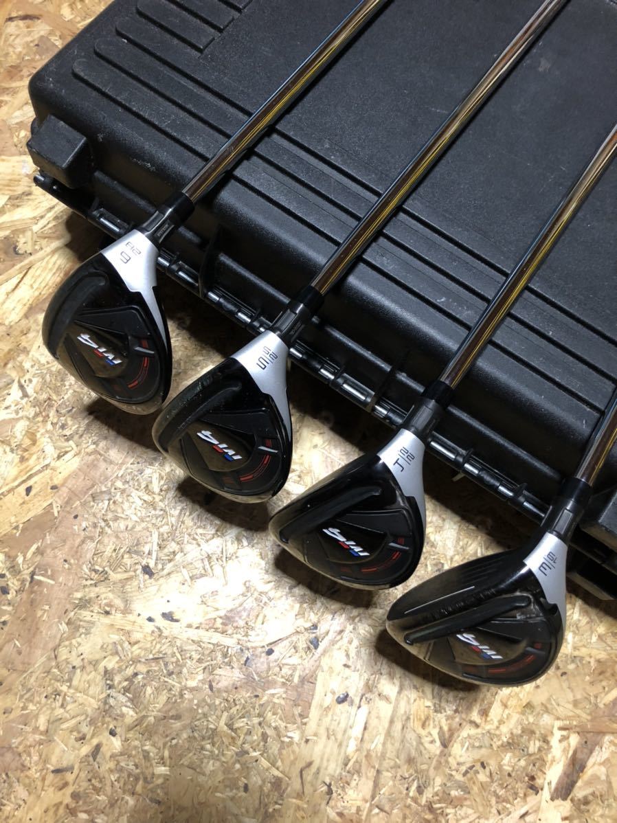 テーラーメイド M4 レスキュー 4本セット REAX90S 3UT、4UT、5UT、6UT