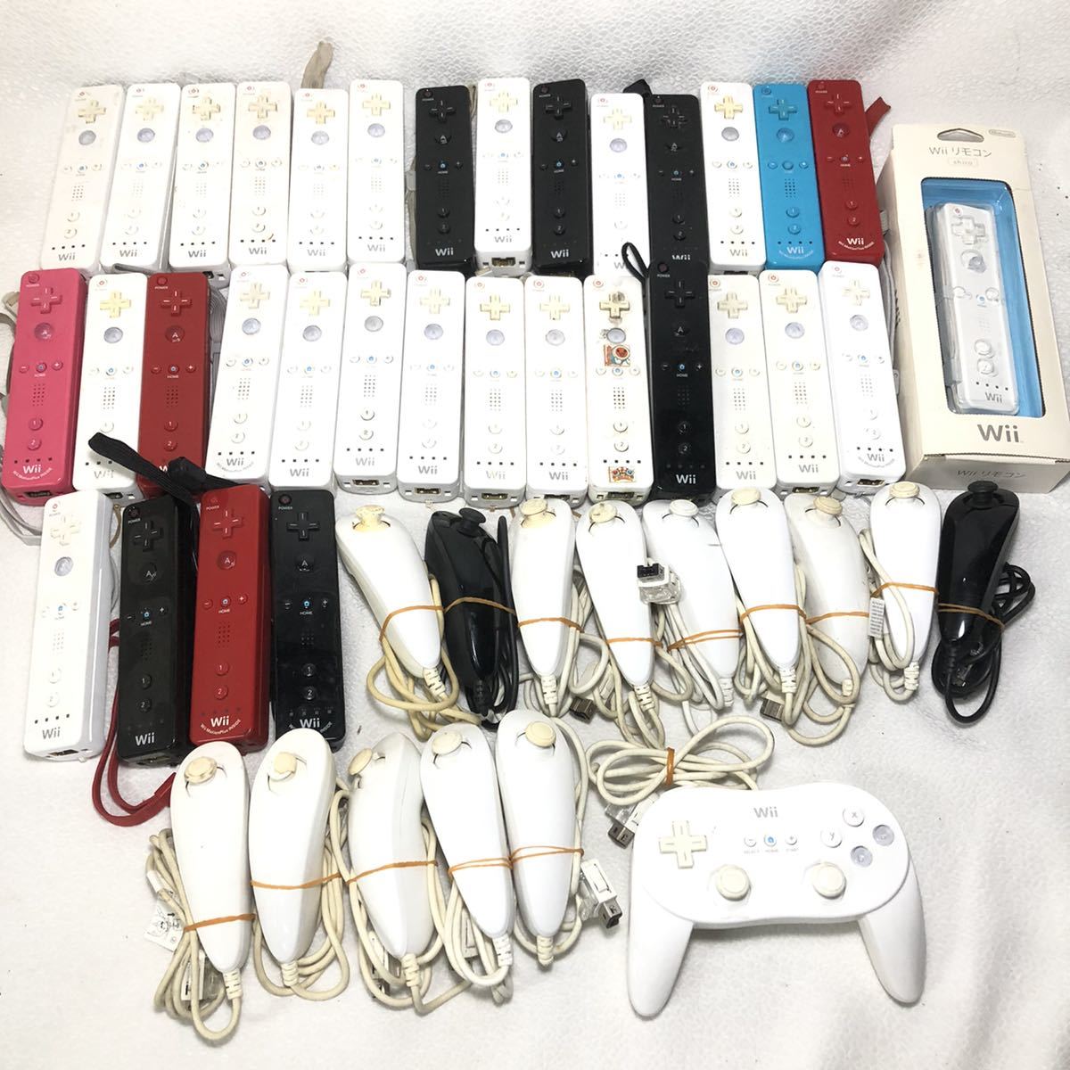 します 任天堂 Wii ヌンチャク コントローラー 周辺機器 VL-004 約400個 未チェック まとめ売り 大量 ジャンク【z4-334/0/0】  けできませ