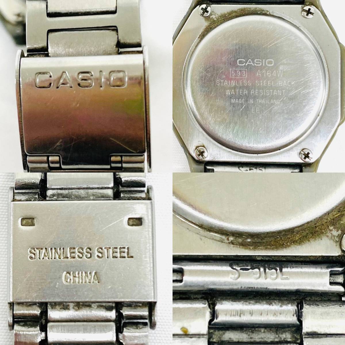 14356*0.5　稼働　CASIO　カシオ　A164W　腕時計　デジタル文字盤　スタンダード　チープカシオ　メンズ_画像5