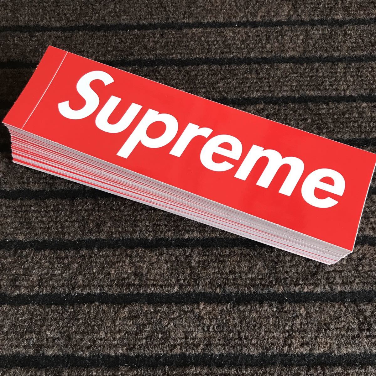 新作人気 97枚 ボックスロゴステッカー Sticker Logo Box Supreme