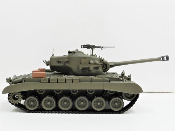 【塗装済み完成品 赤外線バトルシステム付 対戦可能】HengLong Ver.7.0 2.4GHz 1/16 戦車ラジコン M26 パーシング ☆3838-1_画像7