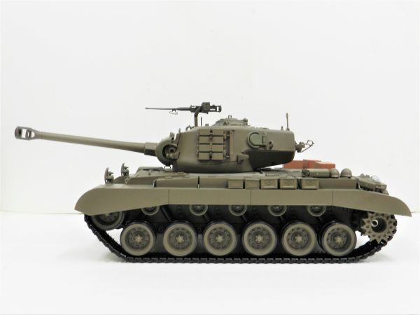 【塗装済み完成品 赤外線バトルシステム付 対戦可能】HengLong Ver.7.0 2.4GHz 1/16 戦車ラジコン M26 パーシング ☆3838-1_画像6