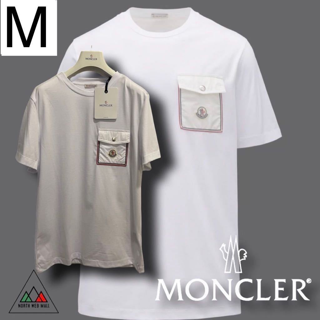サイズXXL Moncler 胸ポケットワッペン Tシャツ Black