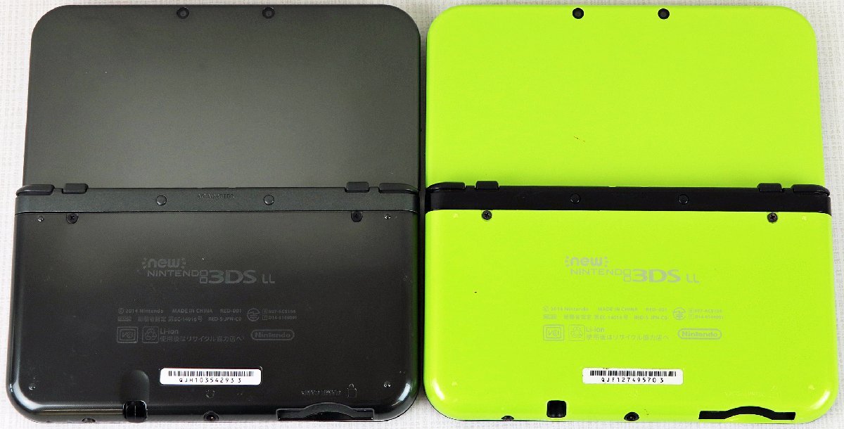 S◇ジャンク品◇ゲーム機 new NINTENDO 3DS LL 2台セット RED-001