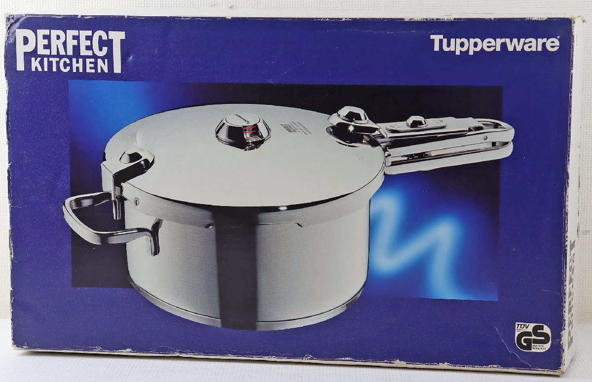 M 品 調理器具 パーフェクトキッチン 圧力鍋3L 日本タッパーウェア 折りたたみMac 日本タッパーウェア パーウェクトキッチン 圧力鍋 調理器具