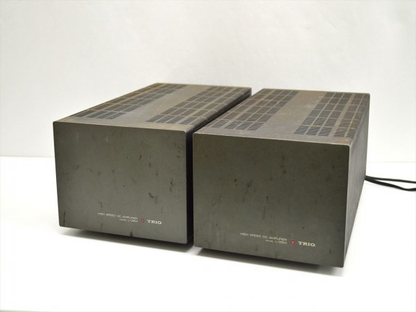 KM401○現状品○TRIO トリオ L-05M モノラルパワーアンプ 2台セット