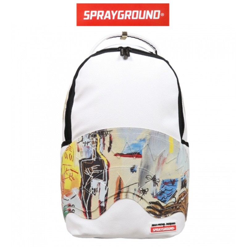 SPRAY GROUND スプレーグラウンド バスキア コラボ リュック バックパック バッグ ストリート ヒップホップ 通勤 通学 旅行 かばん