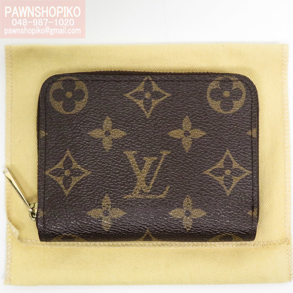 ルイヴィトン LOUIS VUITTON モノグラム ジッピー・コインパース／小銭入れ M60067 TS1166 [質イコー]_画像1