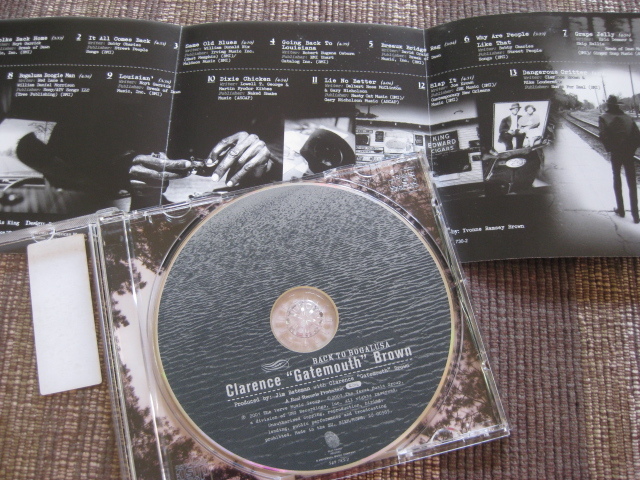 ★CLARENCE GATEMOUTH BROWN♪BACK TO BOGALUSA★Blue Thumb 549 785-2★EU盤★CD★_画像2
