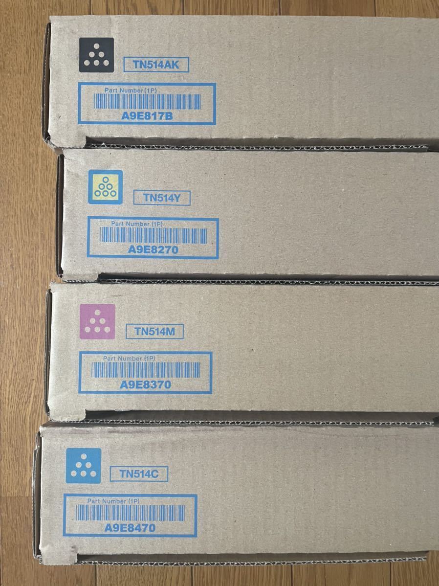 コニカミノルタ純正 複合機用トナーカートリッジ TN514 KYMC 4色4本