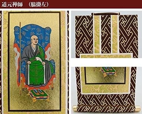 『禅宗』 オリジナル掛軸3枚セット 30代(高さ25cm) 釈迦如来 道元禅師 達磨大師 新品 30代_画像3