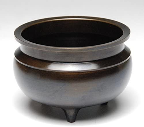 【国内即発送】 色付) (真鍮製 香呂 机上 香炉 ハセガワ仏壇 新品 黒茶色 線香立て 4寸 仏具一般 【国内即発送】 色付) (真鍮製 香呂 机上 香炉 ハセガワ仏壇 新品 黒茶色 線香立て 4寸 仏具一般