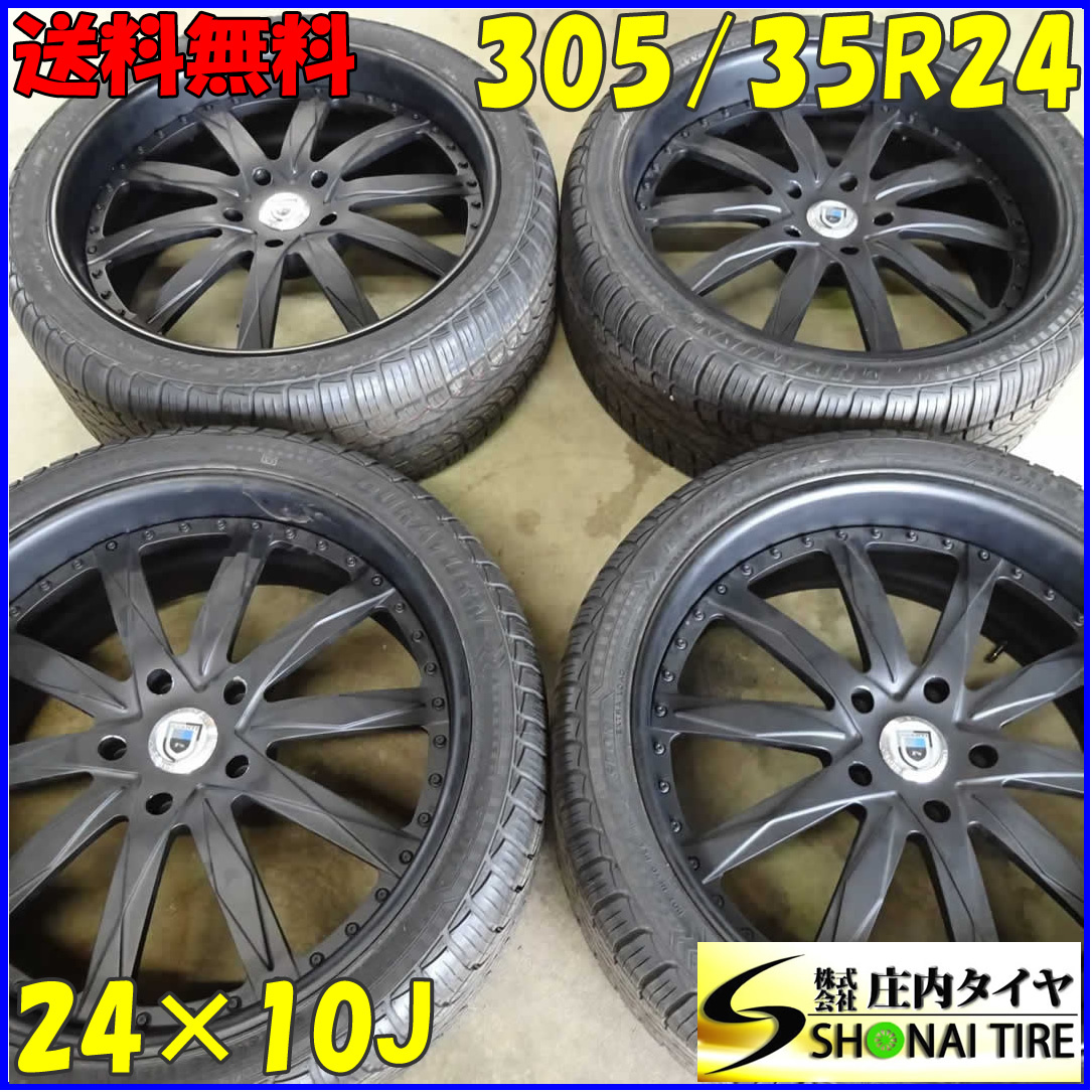 新品夏4本 会社宛 送料無料 305/35R24×10J 112V ネオリン ネオスポーツSTX アシャンティ アルミ ランクル PCD150 チューナサイズ NO,B6730_画像1