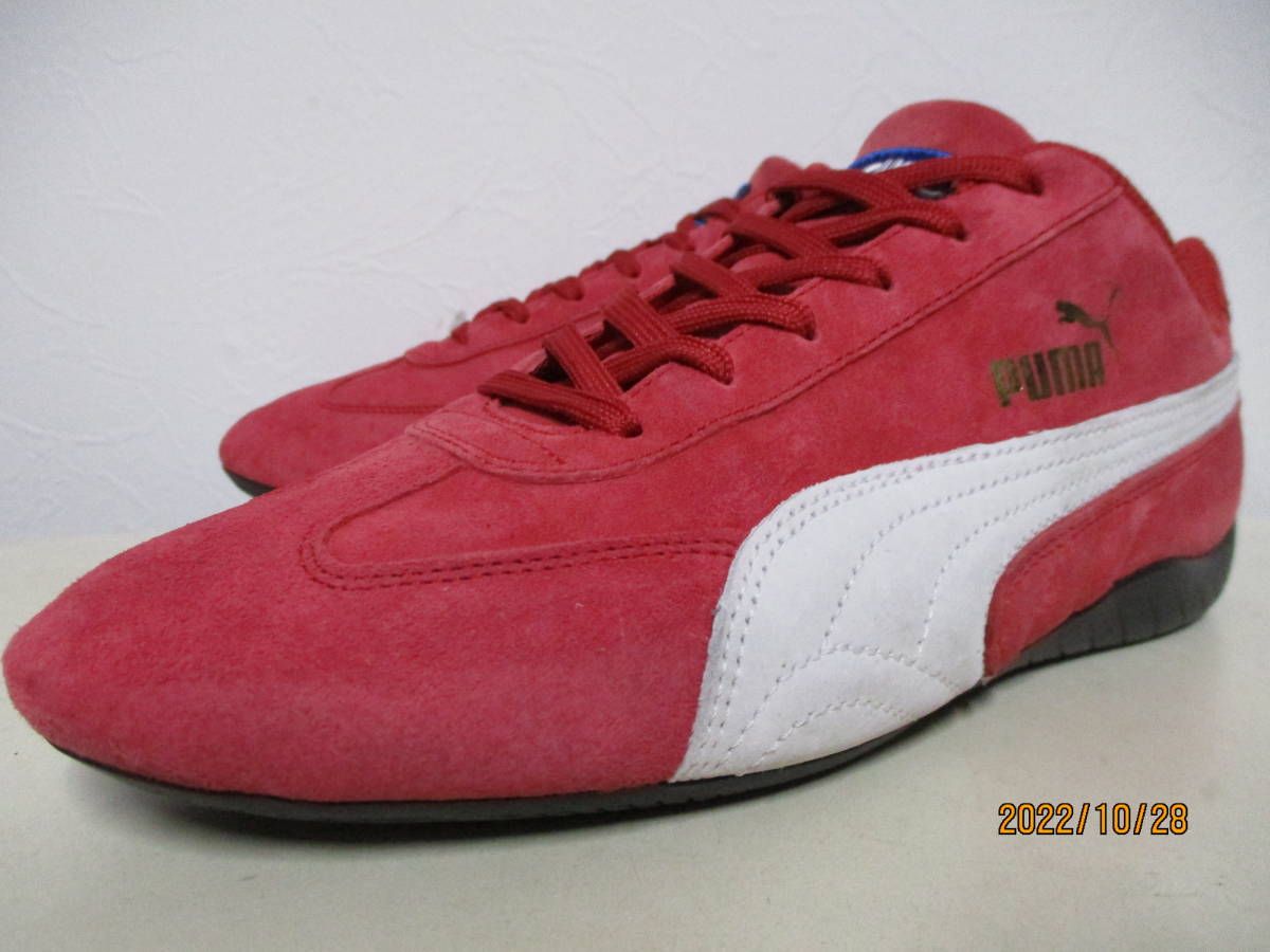 PUMA SPARCO Puma Sparco Speed cat driving shoes red white US8.5/26.5cm