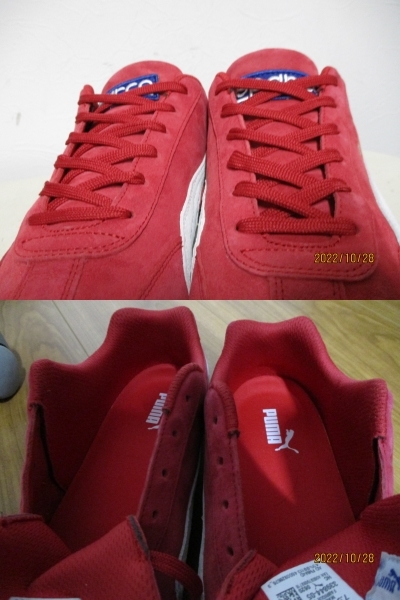 PUMA SPARCO Puma Sparco Speed cat driving shoes red white US8.5/26.5cm