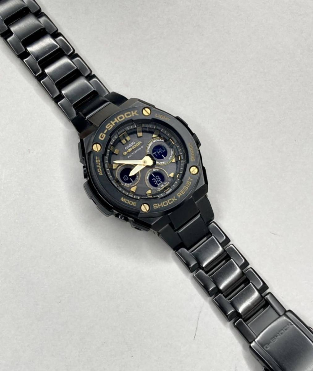 14時までの注文で即日配送 G-SHOCK GST-W300BD-1AJF 電波ソーラー