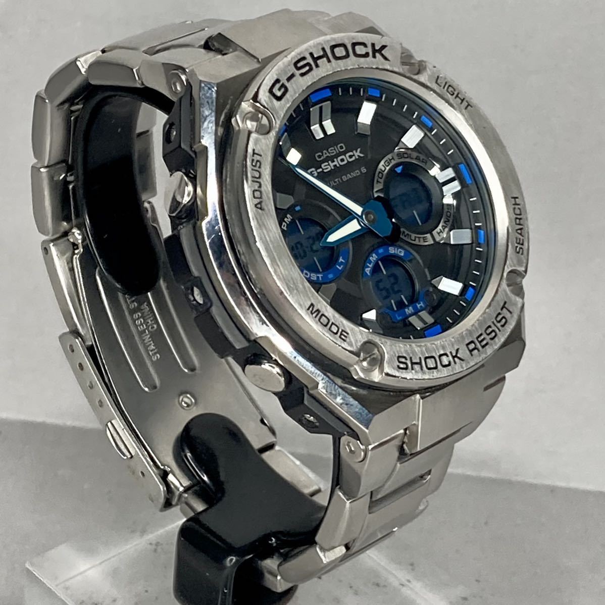 美品G-SHOCK GST-W100D-1A2JF GスチールG-STEELタフソーラー 電波受信 電波ソーラー マルチバンド6 メタルベゼル仕様 メタルバンド item details | Yahoo! JAPAN Auction | One Map by FROM JAPAN 美品G-SHOCK GST-W100D-1A2JF GスチールG-STEELタフソーラー 電波受信 電波ソーラー マルチバンド6 メタルベゼル仕様 メタルバンド item details | Yahoo! JAPAN Auction | One Map by FROM JAPAN