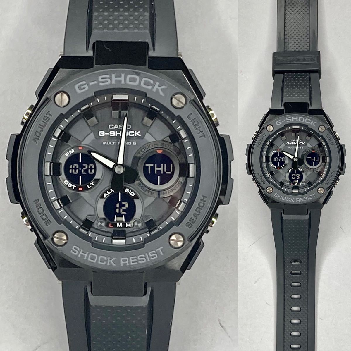 未使用同様 極美品G-SHOCK GST-W100G-1BJF G-STEEL Gスチール タフ