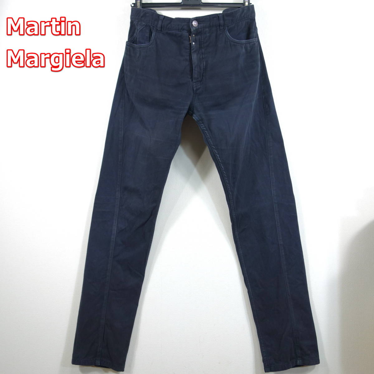 【希少】マルタンマルジェラ 立体裁断パンツ Slim fit Margiela Maison Martin Margiela サイズ50(XL相当) 黒