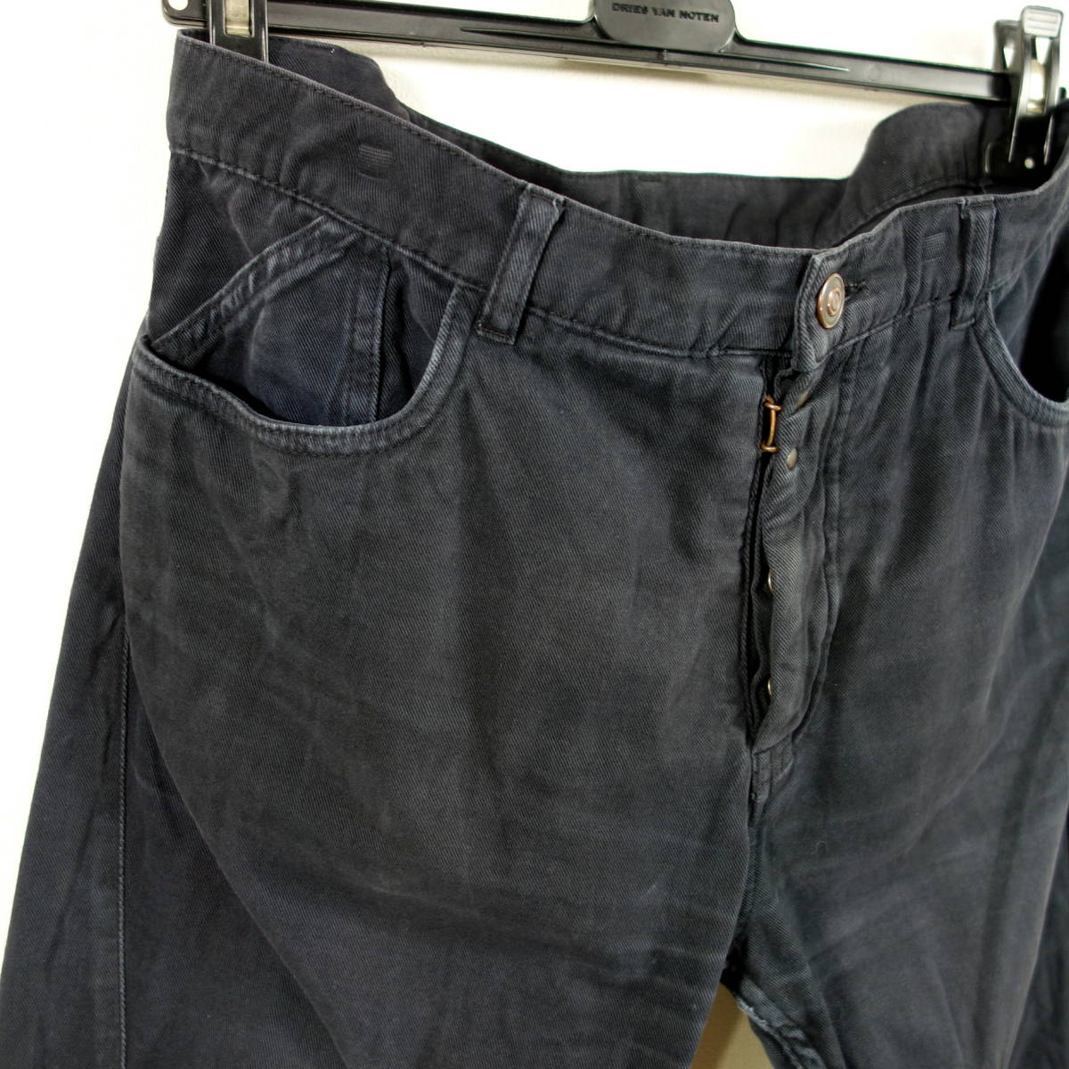 【希少】マルタンマルジェラ 立体裁断パンツ Slim fit Margiela Maison Martin Margiela サイズ50(XL相当) 黒