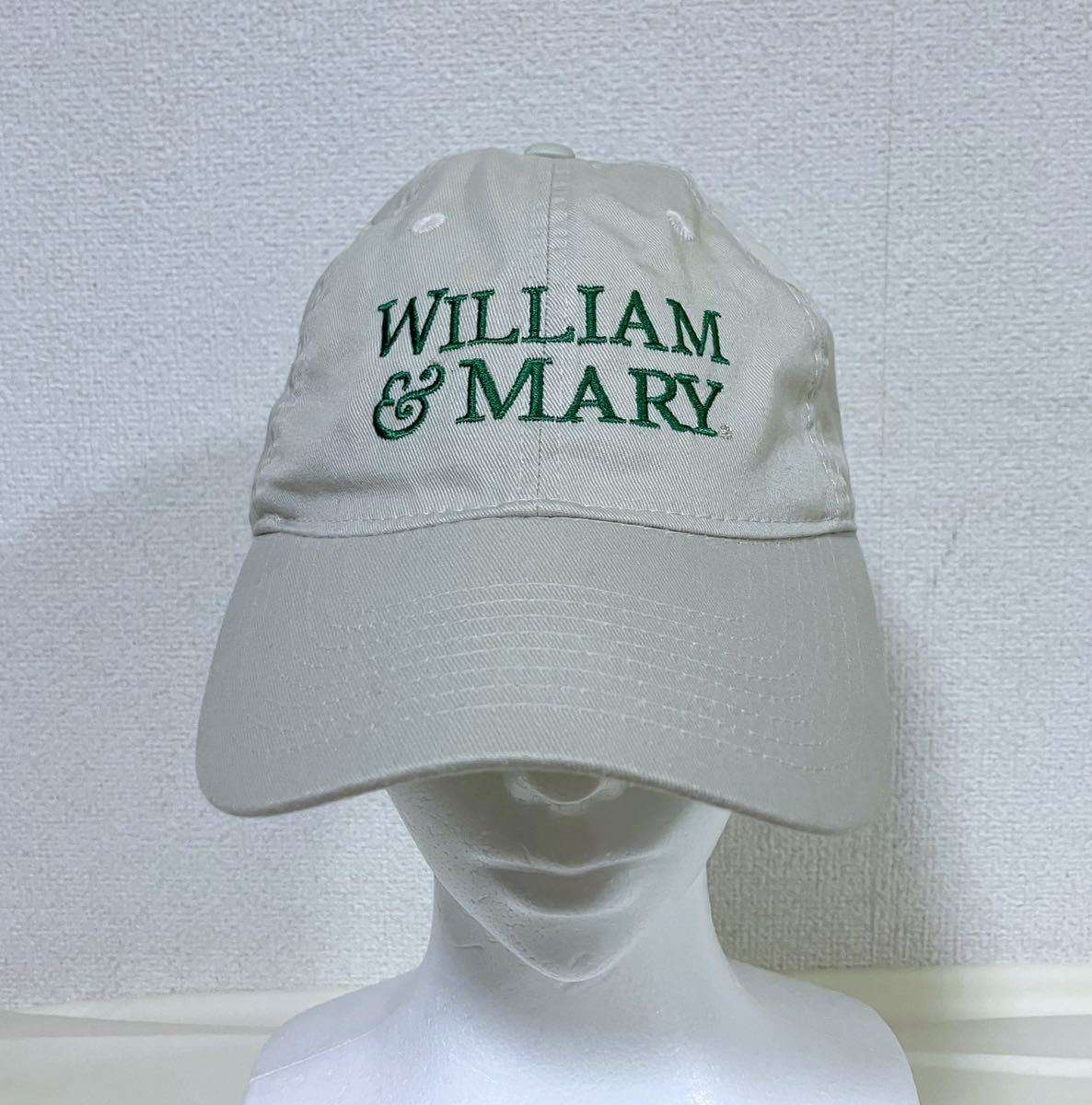 College of William & Mary ウィリアム アンド メアリー大学 コットンキャップ W&M 帽子 カレッジキャップ_画像2