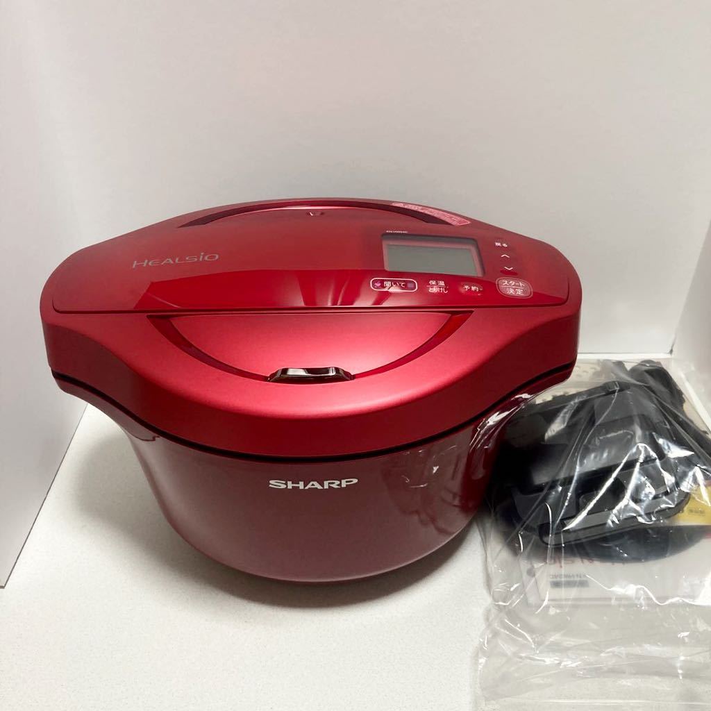 極上品SHARP シャープ KN-HW24C-R ヘルシオホットクック 美品