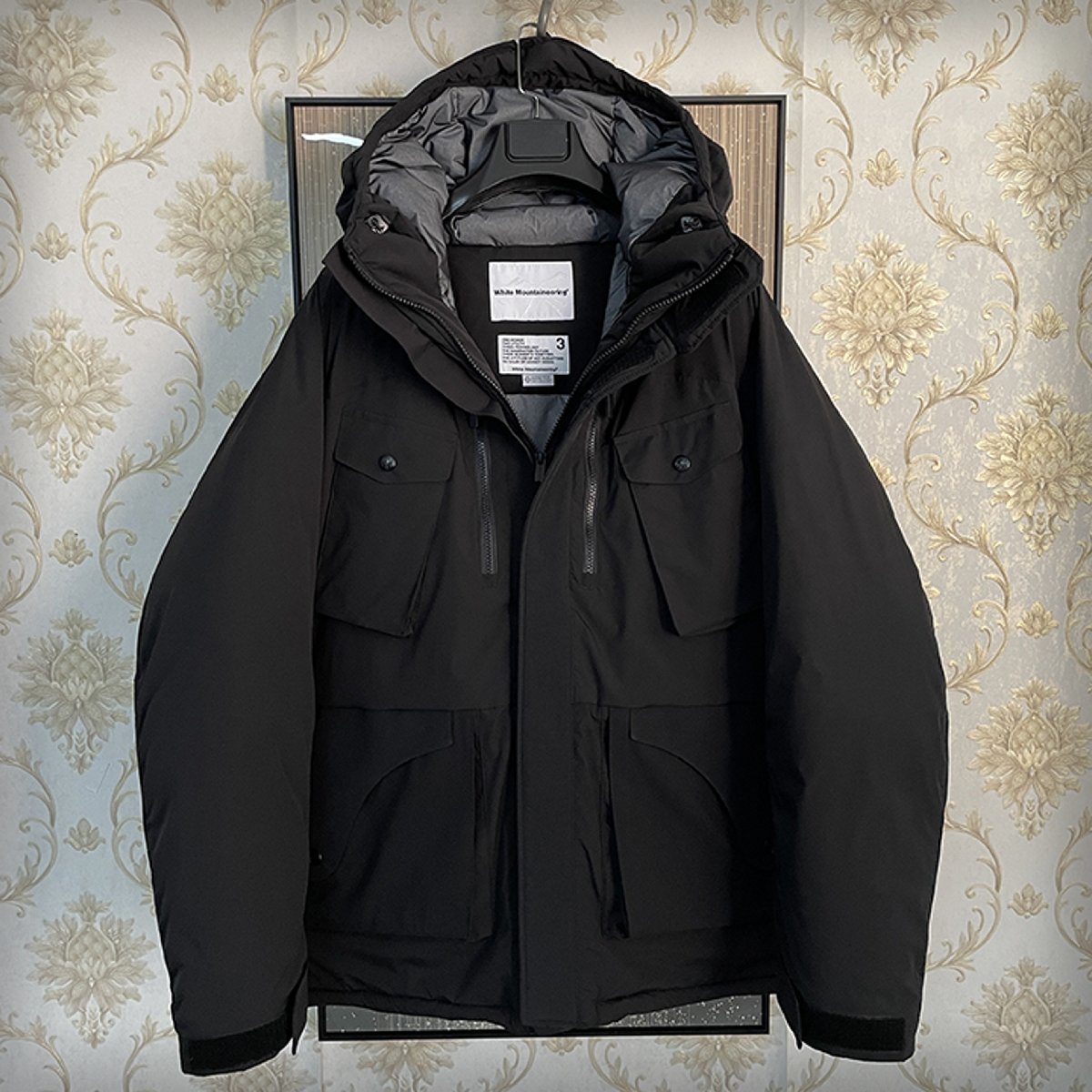 高級品定価15万◆WHITE MOUNTAINEERING & GORE-TEX コラボ 極地防寒・防水ダウンジャケット◆ホワイトマウンテニアリング&ゴアテックス 1/S