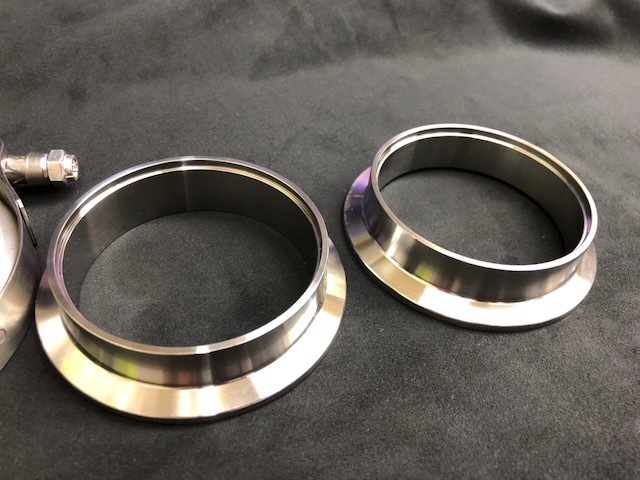 * stainless steel muffler flange V band coupling φ60.5 60.5 pie 65Φ