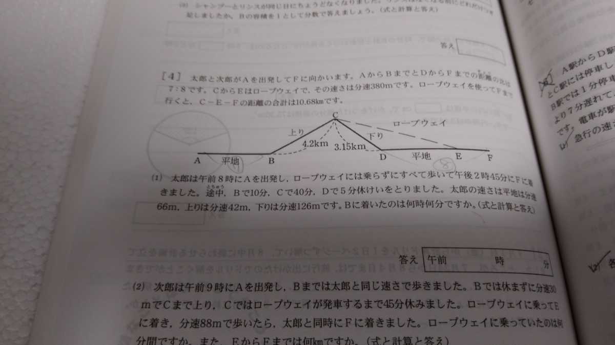 雙葉中学校　２０２０年度過去問　１０年間　東京学参　解答用紙なし　書き込みあり_画像4