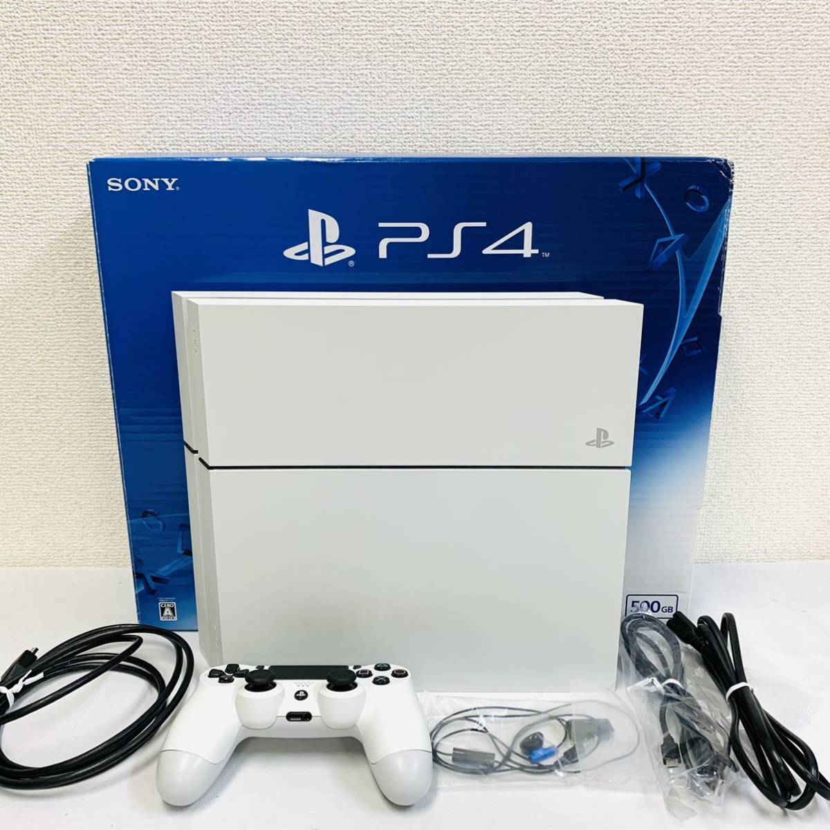 もとの ヤフオク! - PlayStation4 グレイシャー・ホワイト CUH-1200A