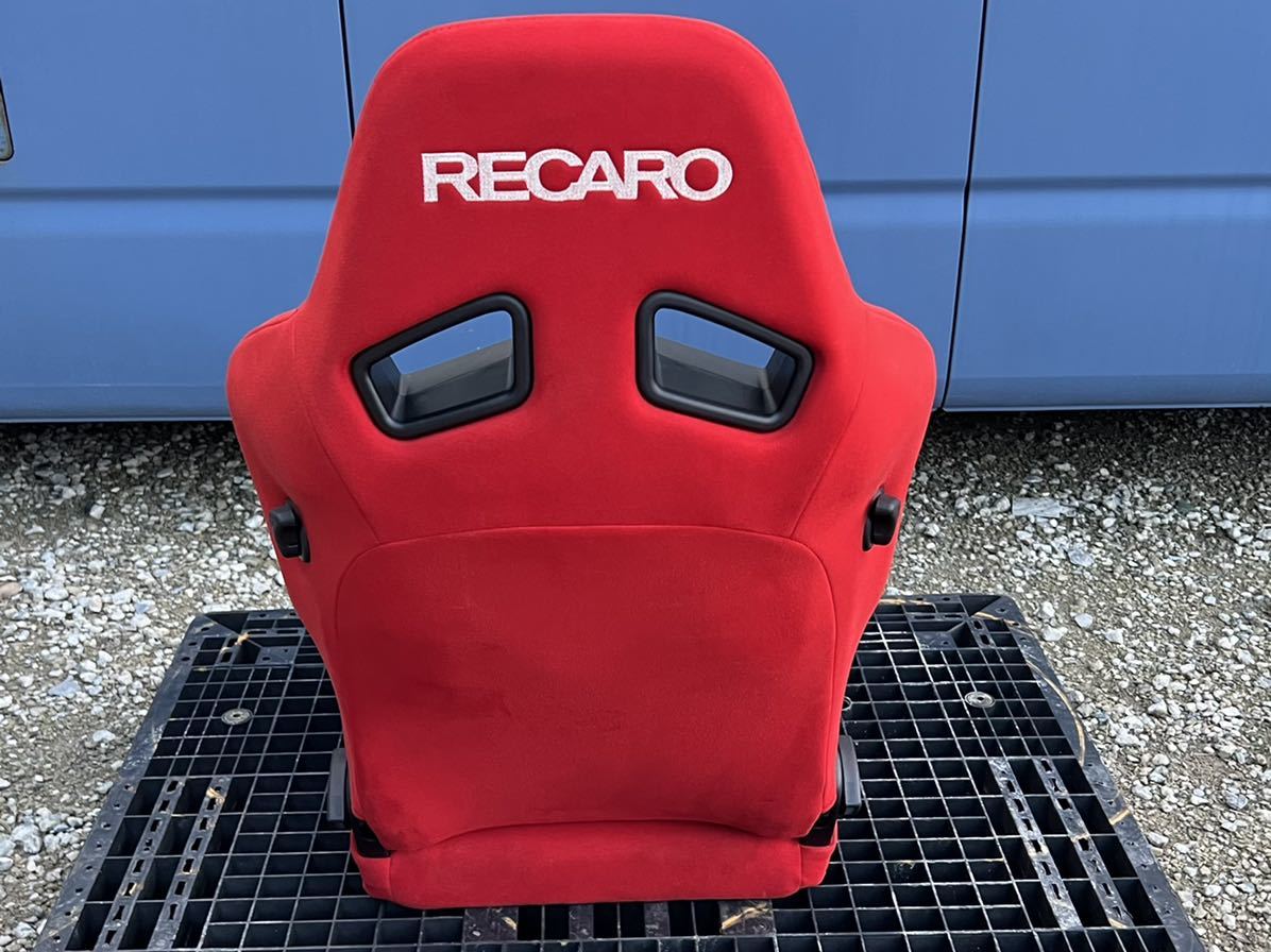 RECARO レカロ SR-7F SR7 二脚セット セミバケットシート レッド RED 両側ダイヤル 売り切り_画像5